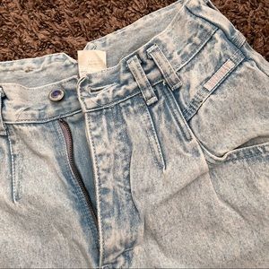vintage paperbag waist jeans